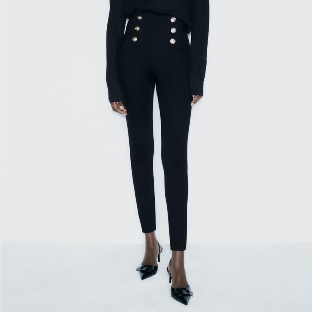 Zara Black Leggings. Size XS